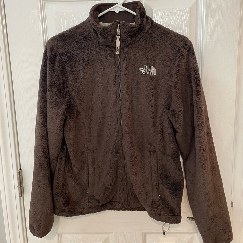 North Face fleece, brown, women’s small
